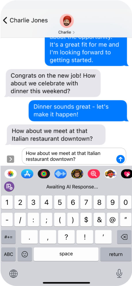 High Fidelity Screen Mockup
