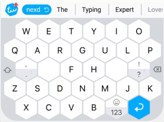 TypeWise keyboard screenshot